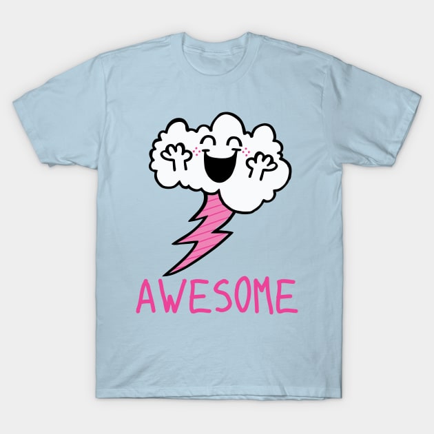 Awesome Cloud T-Shirt by toddgoldmanart